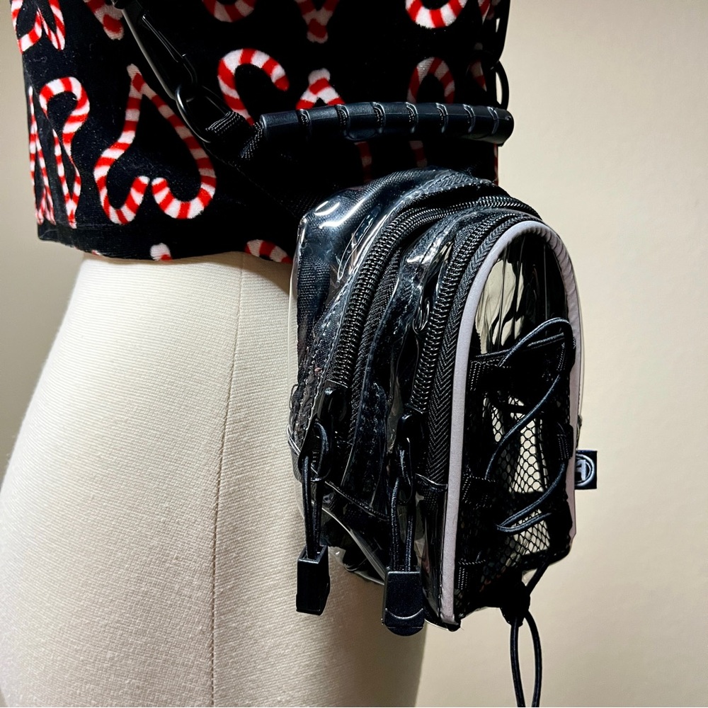 Clear Plastic Transparent Mini Backpack Small Pur… - image 7